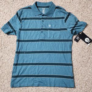 Blue Volcom Polo